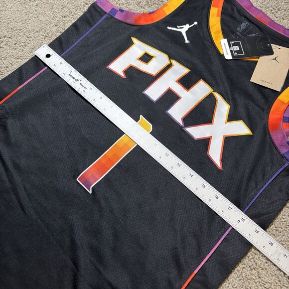 Jordan Devin Booker Phoenix Suns Black PHX Jersey Men’s M 44 Swingman NBA New!! - Picture 8 of 10
